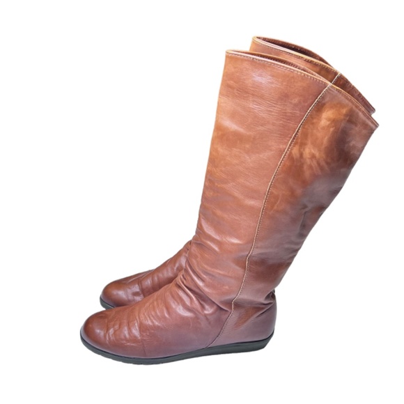 Santana Canada 664 Leather Knee High Waterproof Brown Boots - Picture 6 of 15